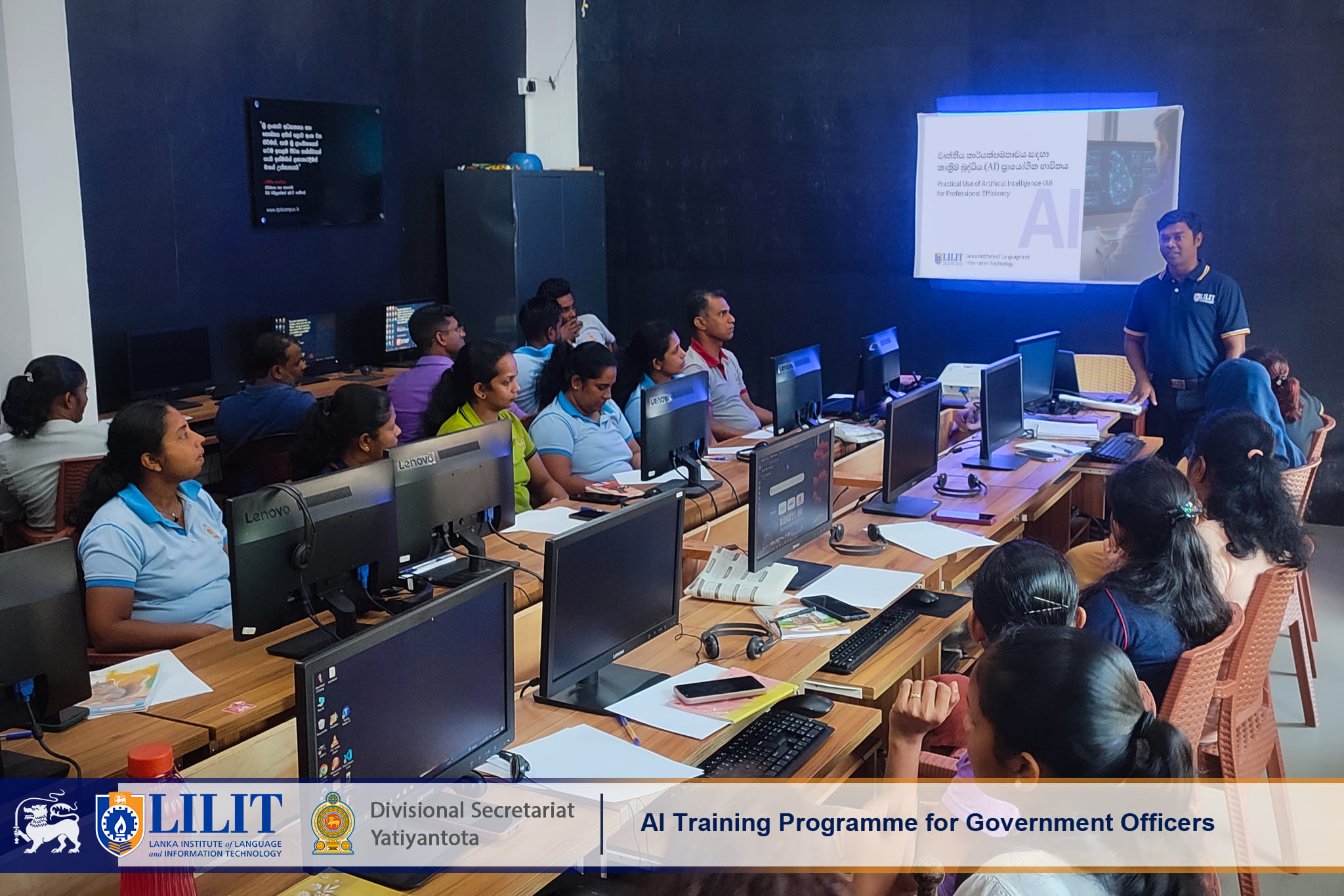 AI Workshop for the Officers of the Yatiyanthota Divisional Secretariat